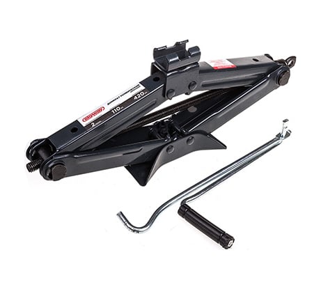 Механический ромбический домкрат SKYWAY 2т h 110-420 в сумке S01801005