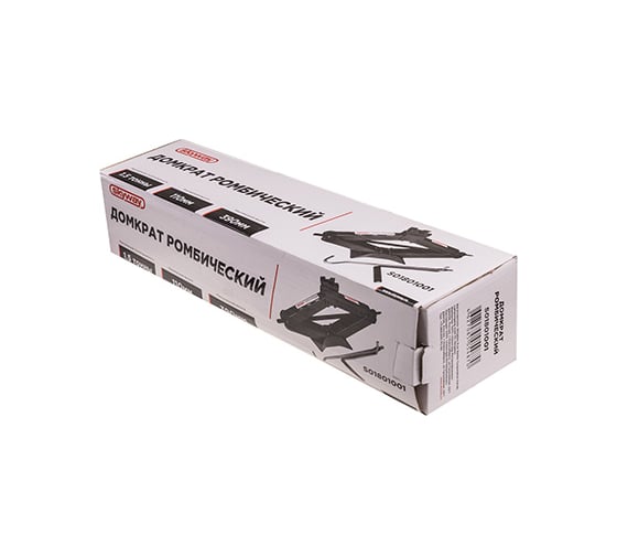 Механический ромбический домкрат SKYWAY 1.5т h 110-390 мм в сумке S01801001