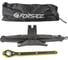 Механический домкрат Forsage ромб 2т с резиновой накладкой и трещоточной ручкой-воротком, в водоотталкивающем чехле f-10202 51917 1
