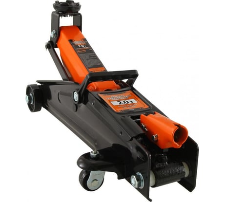 Гидравлический подкатной домкрат АвтоDело в кейсе 2 т 130-350 мм 43220 10050