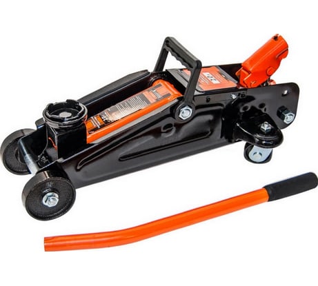 Гидравлический подкатной домкрат АвтоDело в кейсе 2 т 130-380 мм 43221 14108