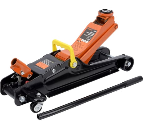 Гидравлический подкатной домкрат АвтоDело с подсветкой в картонной коробке 2.5 т 80-365 мм 43229 14941