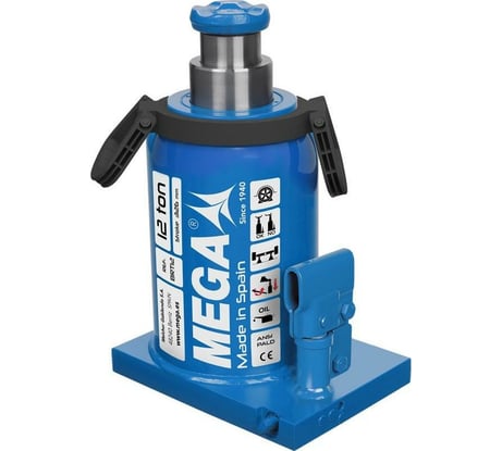 Домкрат бутылочный MEGA г/п 12000 кг BRT12
