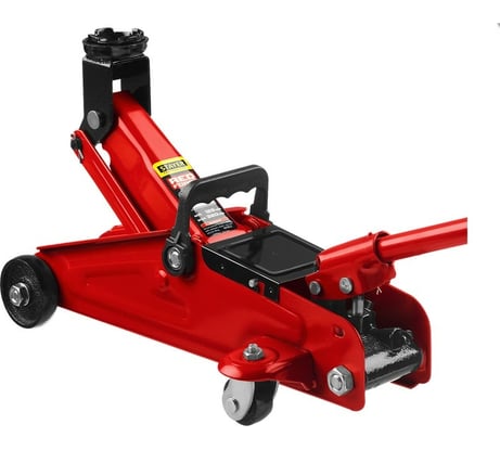 Домкрат "MASTER" Stayer гидравлический подкатной, 2т, 125-320мм, в кейсе 43152-2-K