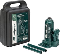 Домкрат гидравлический бутылочный СИБРТЕХ 5 т, 180-340 мм, кейс 50814