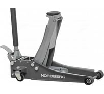 Подкатной домкрат NORDBERG 3 т, супернизкий подхват, педаль N32032G