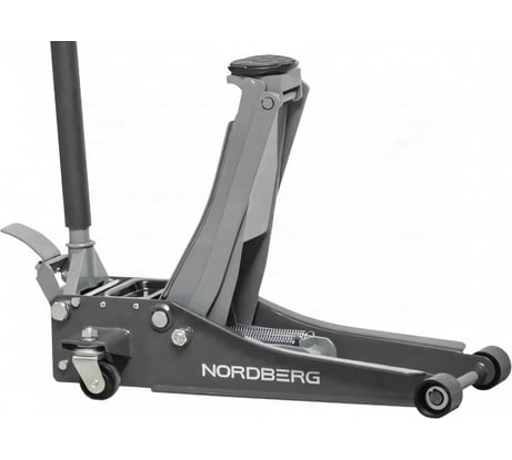 Подкатной домкрат NORDBERG 3 т, супернизкий подхват, педаль N32032G