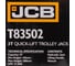 Подкатной гидравлический домкрат JCB 3 т JCB-T83502(58062) 12