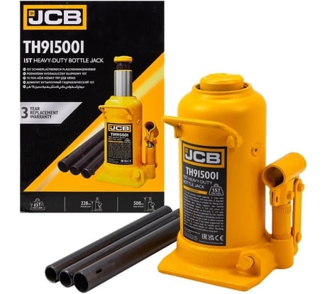 Домкрат бутылочный JCB 15 т JCB-TH915001(58034)