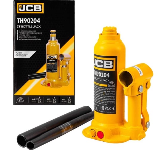 Бутылочный домкрат JCB 2 т, с клапаном, TH90204(58021) JCB-TH90204(58021) 1