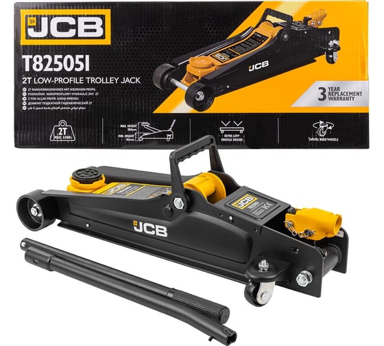 Подкатной гидравлический домкрат JCB 2 т, JCB-T825051(58032)