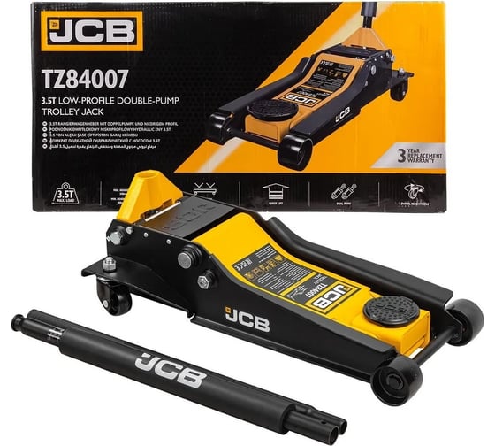 Подкатной гидравлический домкрат JCB 3.5 т,  JCB-T84007 /TZ/(58060)