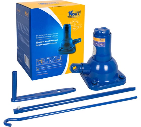 Механический бутылочный домкрат KRAFT 2Т 150-310 мм KT 800055