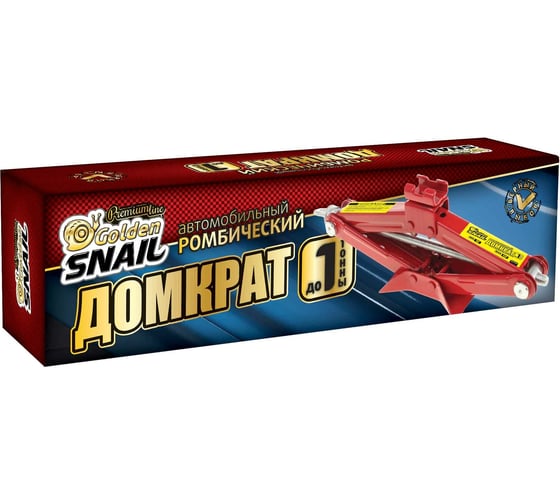 Ромбический домкрат Golden Snailна 1Т GS8239