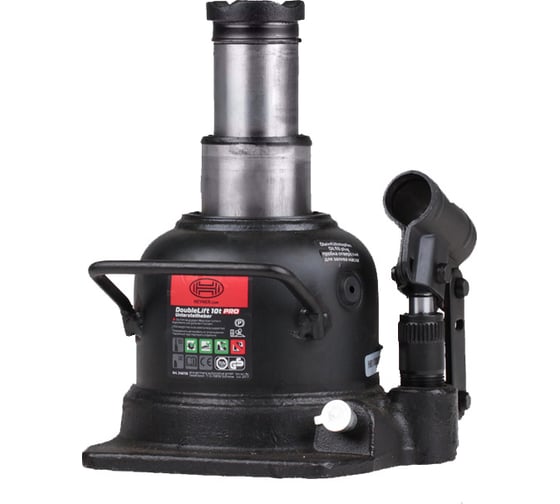 Гидравлический низкопрофильный 2-ступенчатый домкрат Heyner 10 т PRO 346 110
