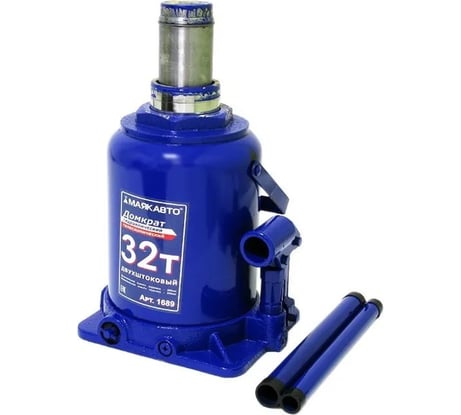 Гидравлический телескопический домкрат МаякАвто 32 т, h=250-530 мм /1_ 1689