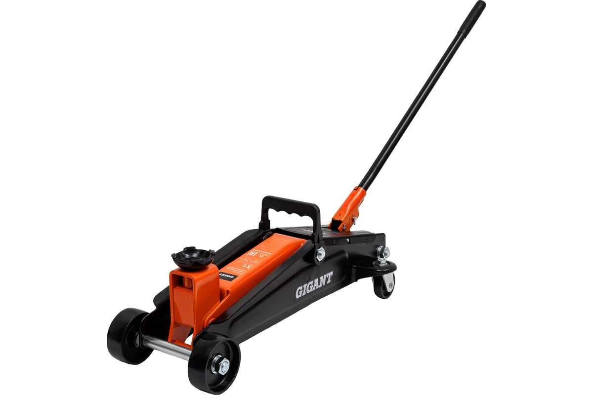 Подкатной домкрат Gigant 3т увеличенная высота подъема, подхват-192мм ...