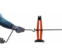 Домкрат механический BaumAuto "ромб" 1,5т (h min 115мм, h max 400мм)+P013K Отвертка переставная 2в1(РН2хSL5.5мм) BM-ST-60(59238)