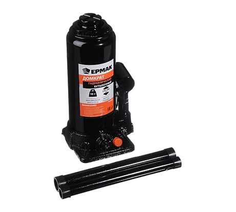 Гидравлический бутылочный домкрат ЕРМАК 10 т, 230-460 мм 770-093