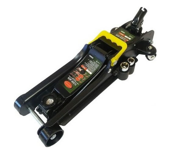 Гидравлический подкатной низкопрофильный домкрат с воротком ROCKFORCE 3 т RF-825021CB