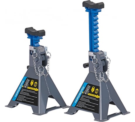 Подставка страховочная NORDBERG с опорными пластинами, 2 т (комплект 2 шт.) N3002G