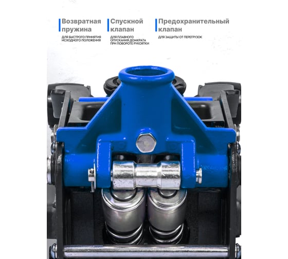 Домкрат подкатной гидравлический Scheppach 3т h min 75мм. h max 505мм Sch-TH33013(58721)