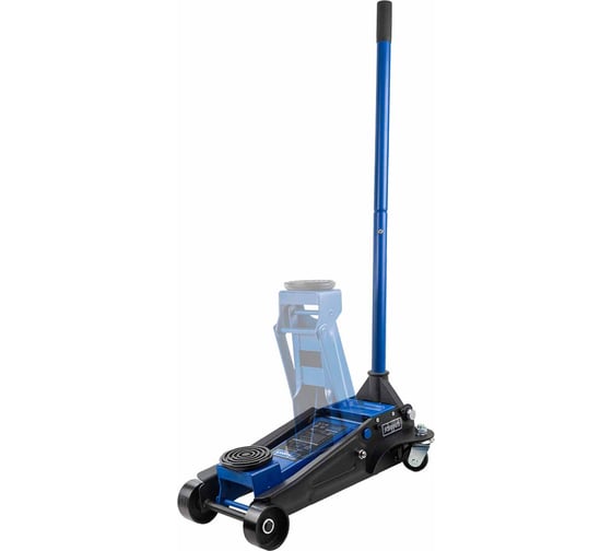 Домкрат подкатной гидравлический Scheppach низкопрофильный двухпоршневой с резиновой накладкой 3т h min 135мм, h max 465мм Sch-T83505(58945)