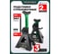 Подставка ремонтная RockFORCE 3т h min 280мм,h max 420мм к-т 2шт RF-TH53003B RF-TH53003B(57385) 2