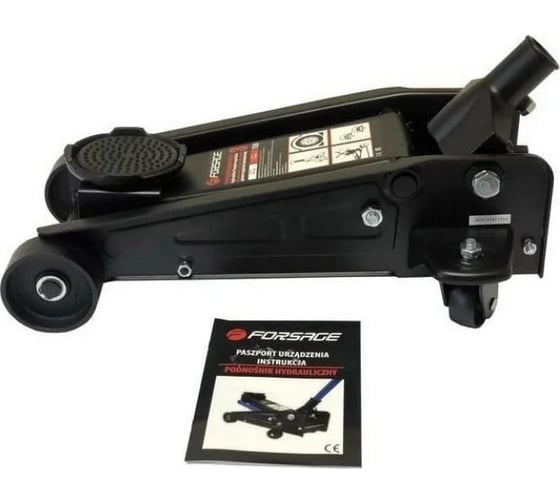 Подкатной гидравлический двухпоршневой домкрат Forsage 3т RF830025(47960) RF830025/2-х порш,/(47960) 1