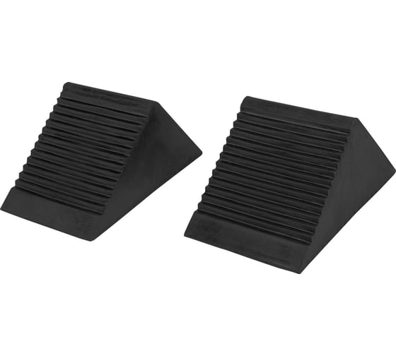 Резиновый упор под колесо Rockforce длина - 130 мм, ширина - 80 мм, высота - 65 мм RF-TRF3301(16943) 1