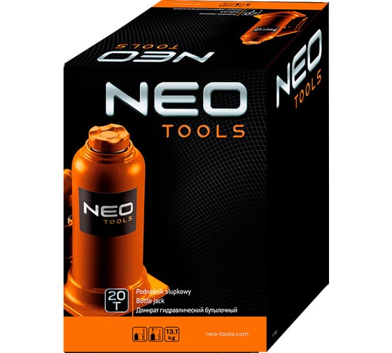 Гидравлический бутылочный домкрат NEO Tools 241-521 мм 20Т 11-705