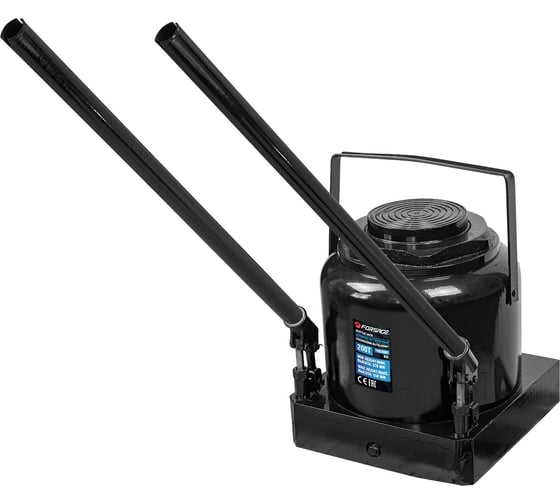 Бутылочный домкрат Forsage 200 т, h min-370 мм, h max-550 мм F-TH920001 BIG/из 2-х частей/(57206)