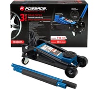 Подкатной гидравлический домкрат Forsage 3 т с резиновой накладкой  F-T830025(46992)