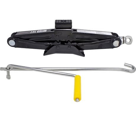 Домкрат механический Rockforce ромб с резиновой накладкой RF-103A(19501)