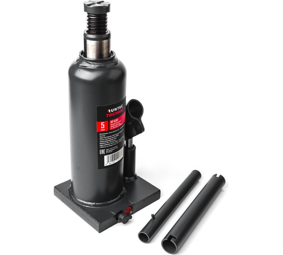 Домкрат бутылочный профессиональный RUNTEC 5 т, 220-420 мм TECHNIC RT-VJ5T
