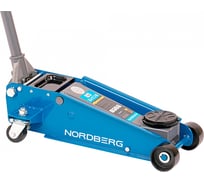 Подкатной домкрат NORDBERG 3 т, 120-450 мм, с резиновой насадкой N32030