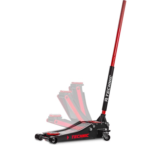 Домкрат подкатной низкого подхвата RUNTEC 3 т, 80-500 мм, усиленный, TECHNIC RT-PJL3T
