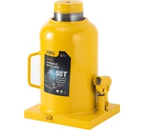 Домкрат бутылочный гидравлический 50т DQ71050 (высота подъема 280-470мм) DELI 130449