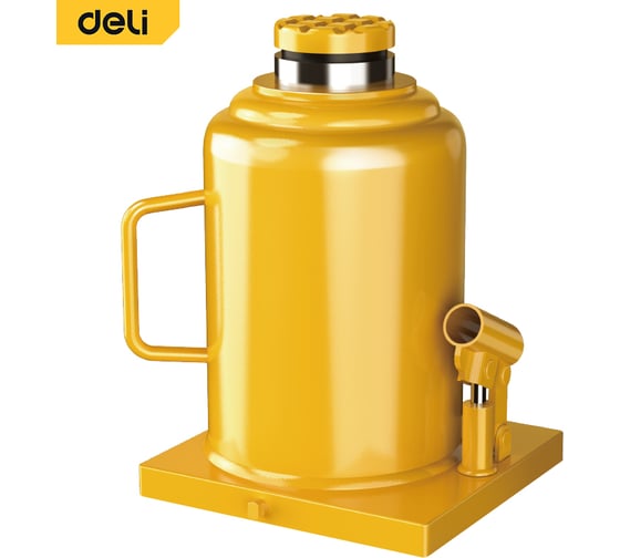 Домкрат бутылочный гидравлический 50т DQ71050 (высота подъема 280-470мм) DELI 130449