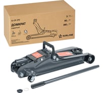 Домкрат подкатной Airline 3т низкопрофильный (MIN - 85 мм, MAX - 380 мм) AJ-3F-370