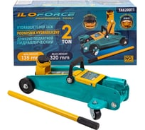 Домкрат подкатной гидравлический iLOFORCE2т (h min 135мм, h max 320мм) IF-TA820011(61552)