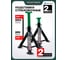 Подставка ремонтная складная Rockforce 2 т, h min 278 мм, h max 366 мм, комплект 2 шт. RF-T42004 BIG(47263) 2