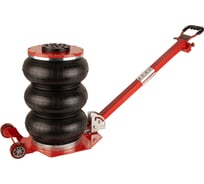 Домкрат пневматический подкатной WIEDERKRAFT 5т, 145-440 мм, с регулировкой угла наклона рукояти WDK-81813D