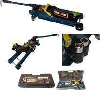 Подкатной гидравлический домкрат Forsage F-T825021(RF825021) в кейсе, 3т, низкопрофильный 47239