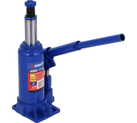 Домкрат бутылочный РОКОТ 5 т, 180-350 мм 741-017