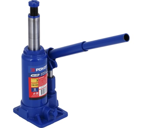 Домкрат бутылочный РОКОТ 3 т, 158-308 мм 741-015
