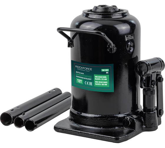 Домкрат бутылочный Rockforce 12т RF-TH812001 BIG(57098)