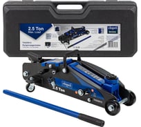 Домкрат подкатной гидравлический Scheppach 2.5т с фиксацией (h min 140мм, h max 387мм) в кейсе Sch-TH22501C(65257)