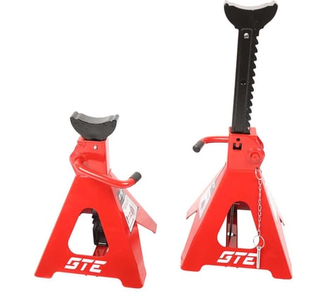 Подставка страховочная с быстрым подъемом штока 6т (h min-400мм, h max-620мм) (2шт) GTE GTE-TH56006 945339