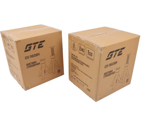 Подставка страховочная GTE 12т (h min-343мм, h max-513мм) 2шт /1 GTE-TH512004